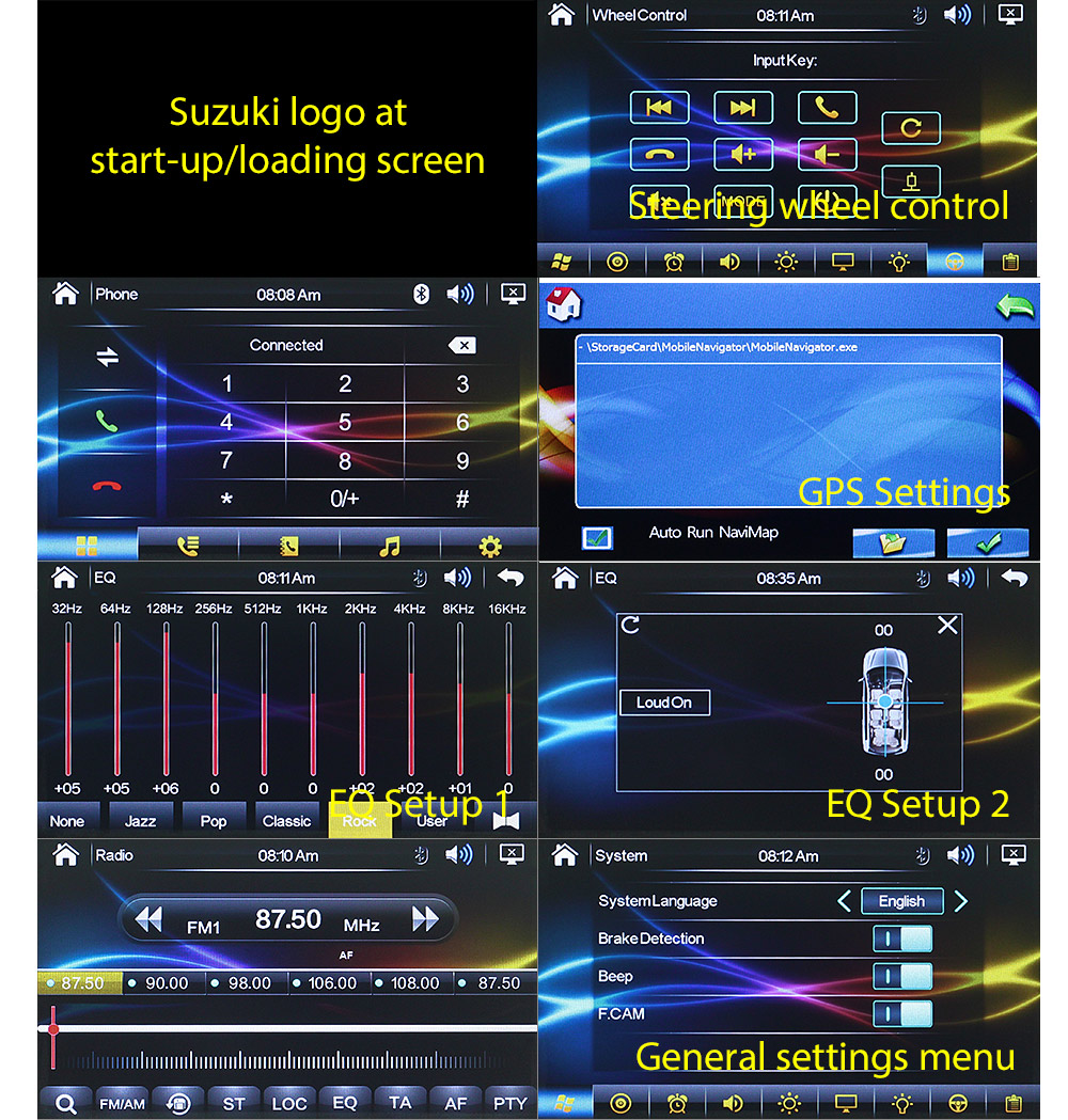 SS11DVD 7-inch Aftermarket Suzuki Swift 3rd Third Generation Europe European Australia FZ Year 2011 2012 2013 2014 2015 2016 2017 Direct Loading design car DVD USB SD player AVI MKV RMVB MP4 MP3 Album Art ID3 Tag RDS radio stereo head unit details Aftermarket External and Internal Microphone Bluetooth Full High Definition FHD 1080p Free Reversing Camera UK United Kingdom Fascia Facia Kit ISO Plug Wiring Harness Steering Wheel Control buttons Double DIN Patch Lead Connects2 CTSSZ002.2