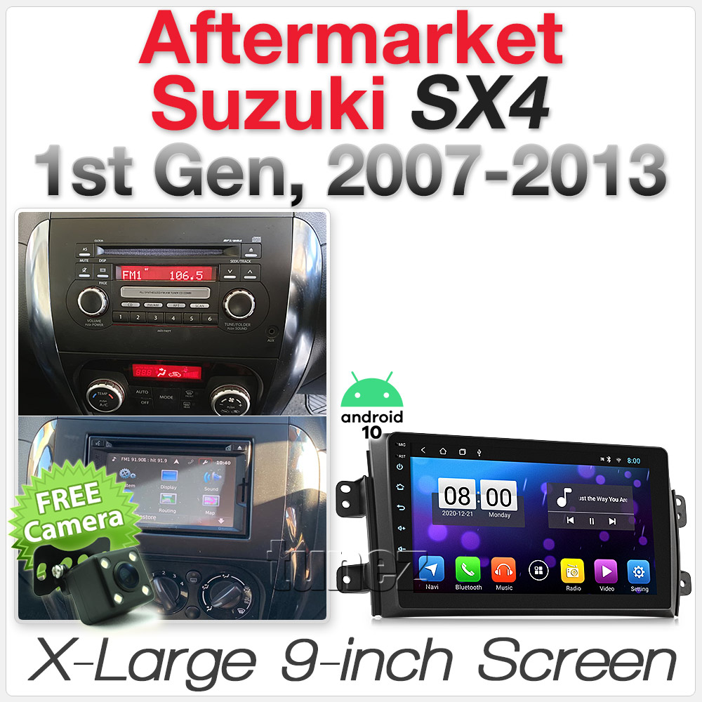 9" Android Car MP3 Player Suzuki SX4 2007-2012 Radio Stereo Head Unit GPS MP4