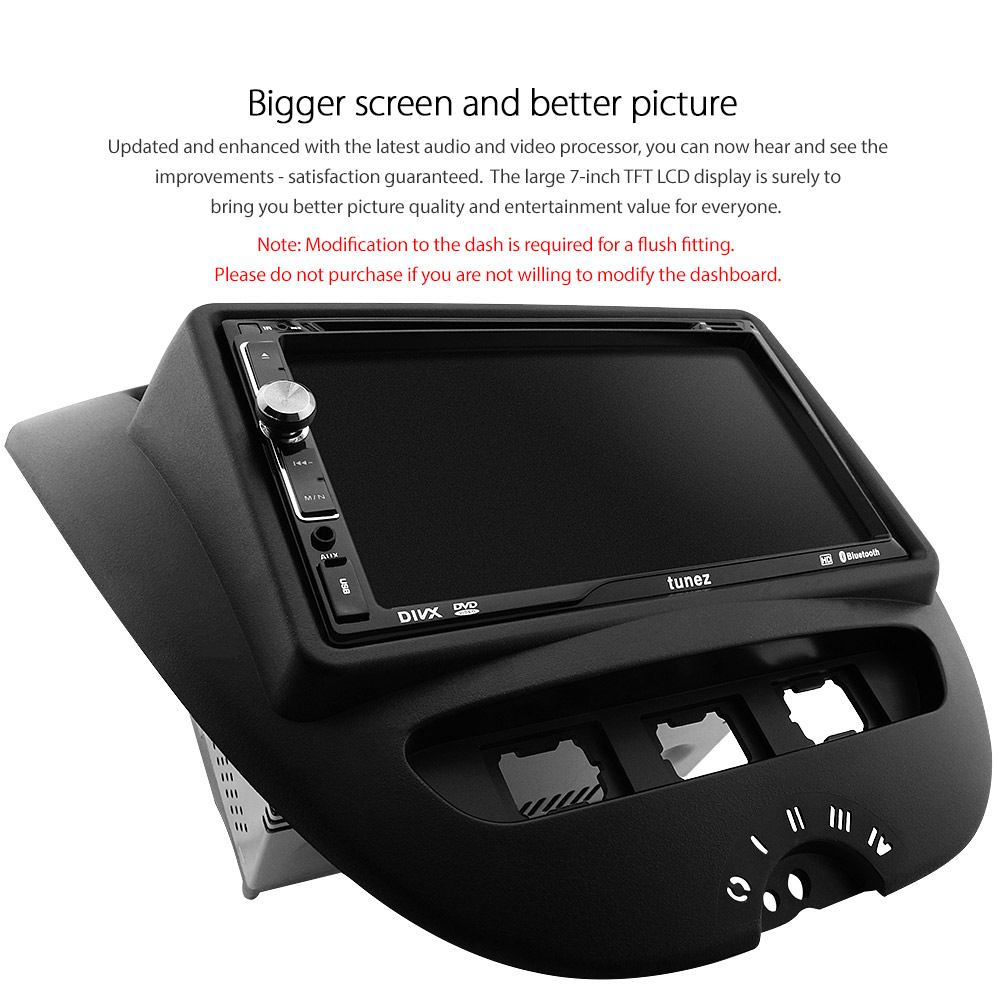 Car DVD GPS MP3 Player Radio Stereo Toyota Aygo Peugeot 107 Head Unit