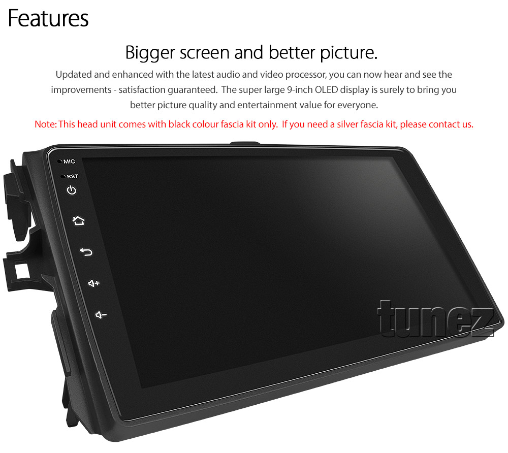 TCL07AND GPS Aftermarket Toyota Corolla E150 2007 2008 2009 2010 2011 2012 touchscreen capacitive 9 inches touchscreen Universal Double DIN Latest Australia UK European USA Original CarPlay Android Auto 10 Car USB player radio stereo 4GdLTE WiFi head unit details Aftermarket External and Internal Microphone Bluetooth Europe Sat Nav Navi Plug and Play ISO Plug Wiring Harness Matching Fascia Kit Facia Free Reversing Camera Album Art ID3 Tag RMVB MP3 MP4 AVI MKV Full High Definition FHD 1080p DAB+ Digital Radio DAB + Connects2 CTSIZ001.2