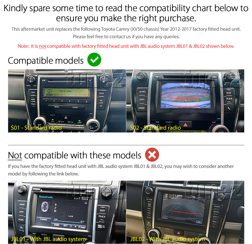 TCMR12AND GPS Aftermarket Toyota Camry 7th Generation Gen Year 2012 2013 2014 2015 2016 2017 capacitive 10 inches touchscreen Universal Double DIN Latest Australia UK European USA Original CarPlay Android Auto 10 Car USB player radio stereo 4GdLTE WiFi head unit details Aftermarket External and Internal Microphone Bluetooth Europe Sat Nav Navi Plug and Play ISO Plug Wiring Harness Matching Fascia Kit Facia Free Reversing Camera Album Art ID3 Tag RMVB MP3 MP4 AVI MKV Full High Definition FHD 1080p DAB+ Digital Radio DAB + Connects2 CTSIZ001.2