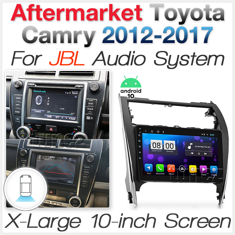 10" Android MP3 Car Player For Toyota Camry 2012-2017 XV50 GPS Stereo JBL Radio