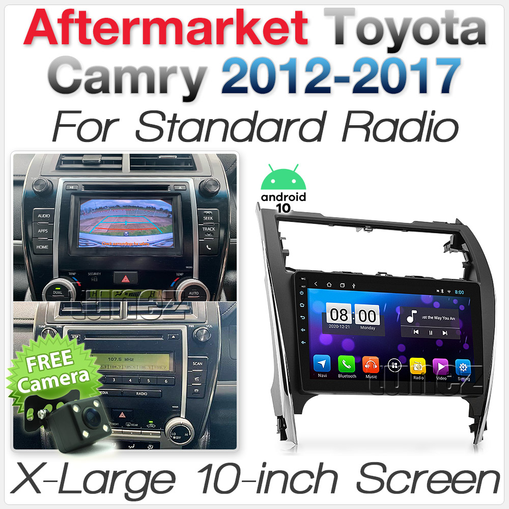 10" Android MP3 Car Player For Toyota Camry XV50 2012-2017 Stereo Radio GPS