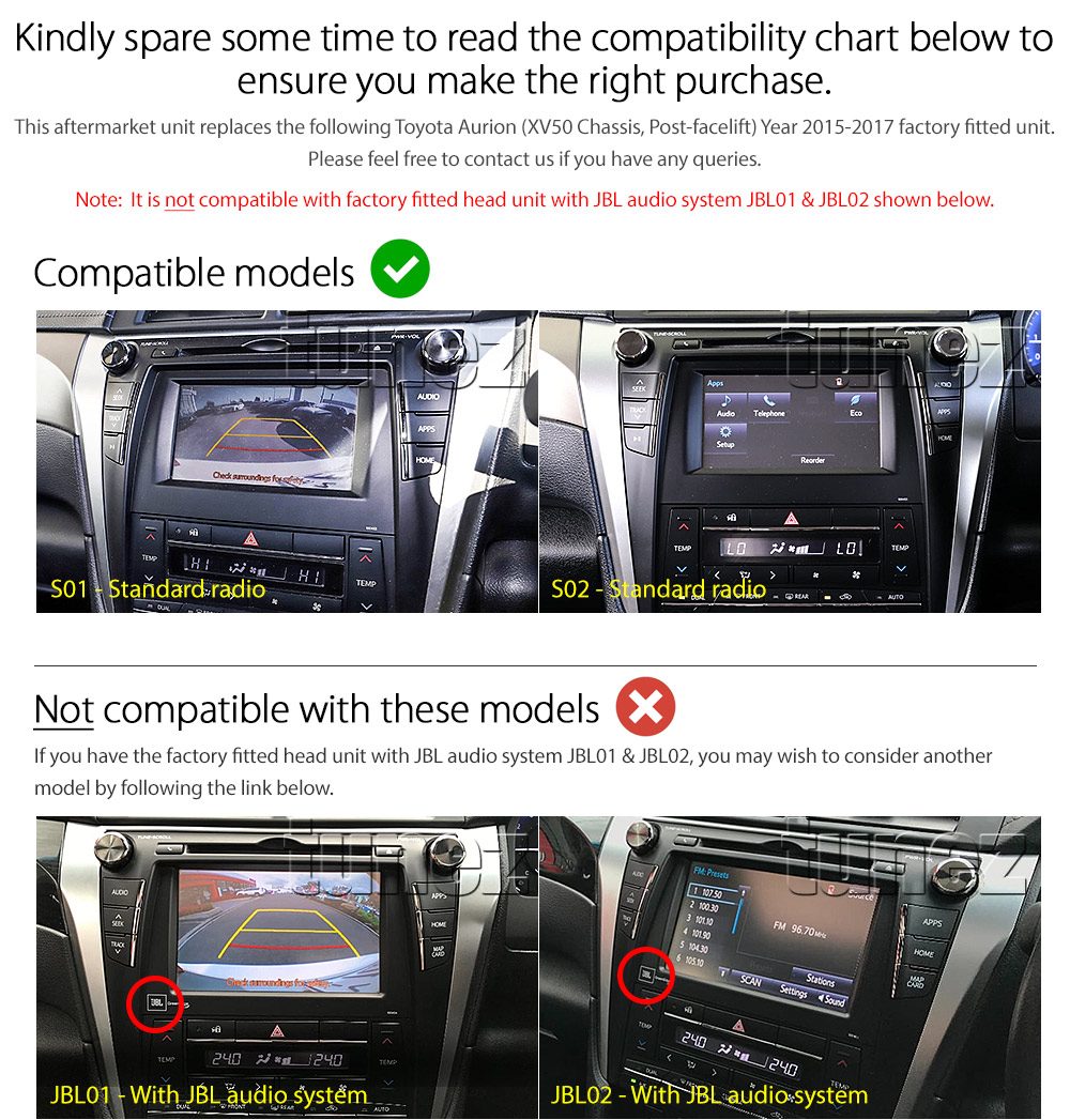 TCMR15AND GPS Aftermarket Toyota Camry 2nd Generation Gen Year 2015 2016 2017 Post Facelift touchscreen capacitive 10 inches touchscreen Universal Double DIN Latest Australia UK European USA Original CarPlay Android Auto 10 Car USB player radio stereo 4GdLTE WiFi head unit details Aftermarket External and Internal Microphone Bluetooth Europe Sat Nav Navi Plug and Play ISO Plug Wiring Harness Matching Fascia Kit Facia Free Reversing Camera Album Art ID3 Tag RMVB MP3 MP4 AVI MKV Full High Definition FHD 1080p DAB+ Digital Radio DAB + Connects2 CTSIZ001.2