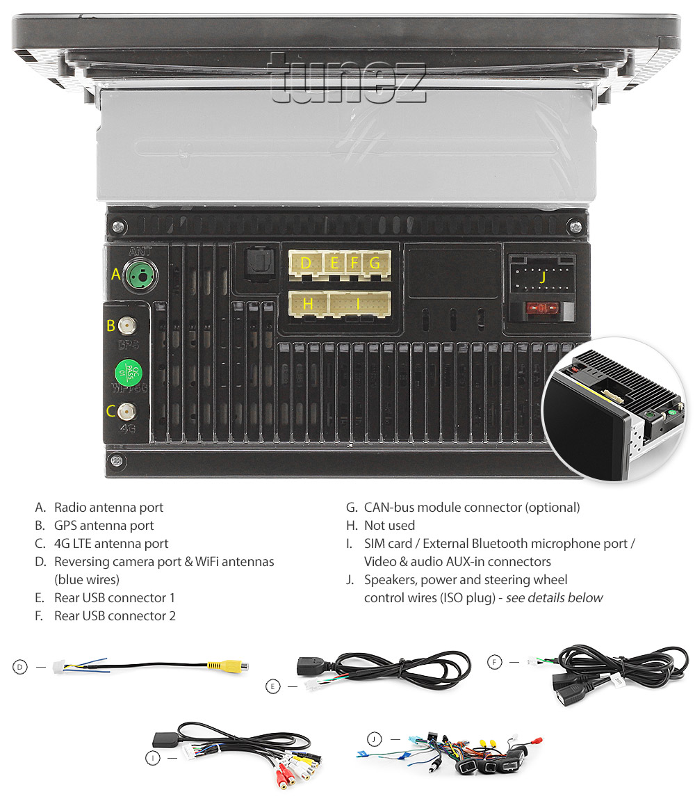 TH01AND GPS Aftermarket Toyota Hilux 2015 2016 2017 2018 2019 2020 2021 SR SR5 Workmate Rogue Rugged X chassis 8th generation gen GUN1 AN120 AN130 10-inch touchscreen Universal Double DIN Latest Australia UK European USA Original CarPlay Android Auto 10 Car USB player radio stereo 4G LTE WiFi head unit details Aftermarket External and Internal Microphone Bluetooth Europe Sat Nav Navi Plug and Play ISO Plug Wiring Harness Matching Fascia Kit Facia Free Reversing Camera Album Art ID3 Tag RMVB MP3 MP4 AVI MKV Full High Definition FHD 1080p DAB+ Digital Radio DAB + Connects2 CTSIZ001.2