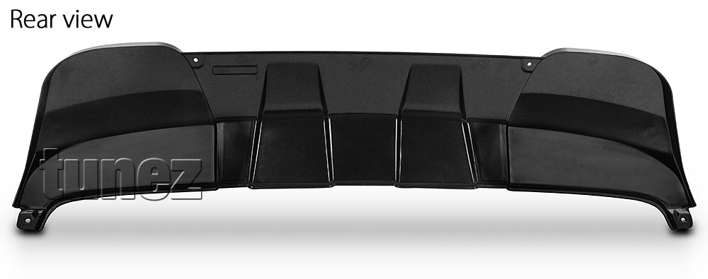 THEC01 Toyota Hilux Bumper Cladding Guard Protector ABS Trim 8th Generation Gen AN120 AN130 2015 2016 2017 2018 SR5 SR Hi-Rider Workmate Invincible Icon Active Matt Matte Material Black OEM Fitting Aftermarket