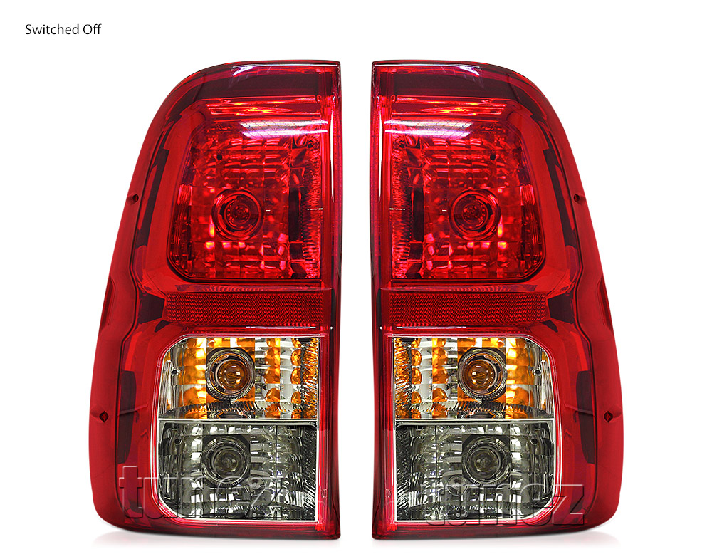 THL03 Toyota Hilux AN120 AN130 GUN1 8th Generation Gen 2015 2016 2017 2018 2019 2020 2021 Rouge Rugged X SR SR5 Workmate Replacement OEM Standard Original Replace A Pair Set Left Right Side LH RH ABS Back Rear Tail Light Tail Lamp Head Taillights LED Bulb Type Aftermarket