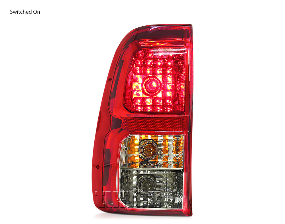 THL03 Toyota Hilux AN120 AN130 GUN1 8th Generation Gen 2015 2016 2017 2018 2019 2020 2021 Rouge Rugged X SR SR5 Workmate Replacement OEM Standard Original Replace A Pair Set Left Right Side LH RH ABS Back Rear Tail Light Tail Lamp Head Taillights LED Bulb Type Aftermarket