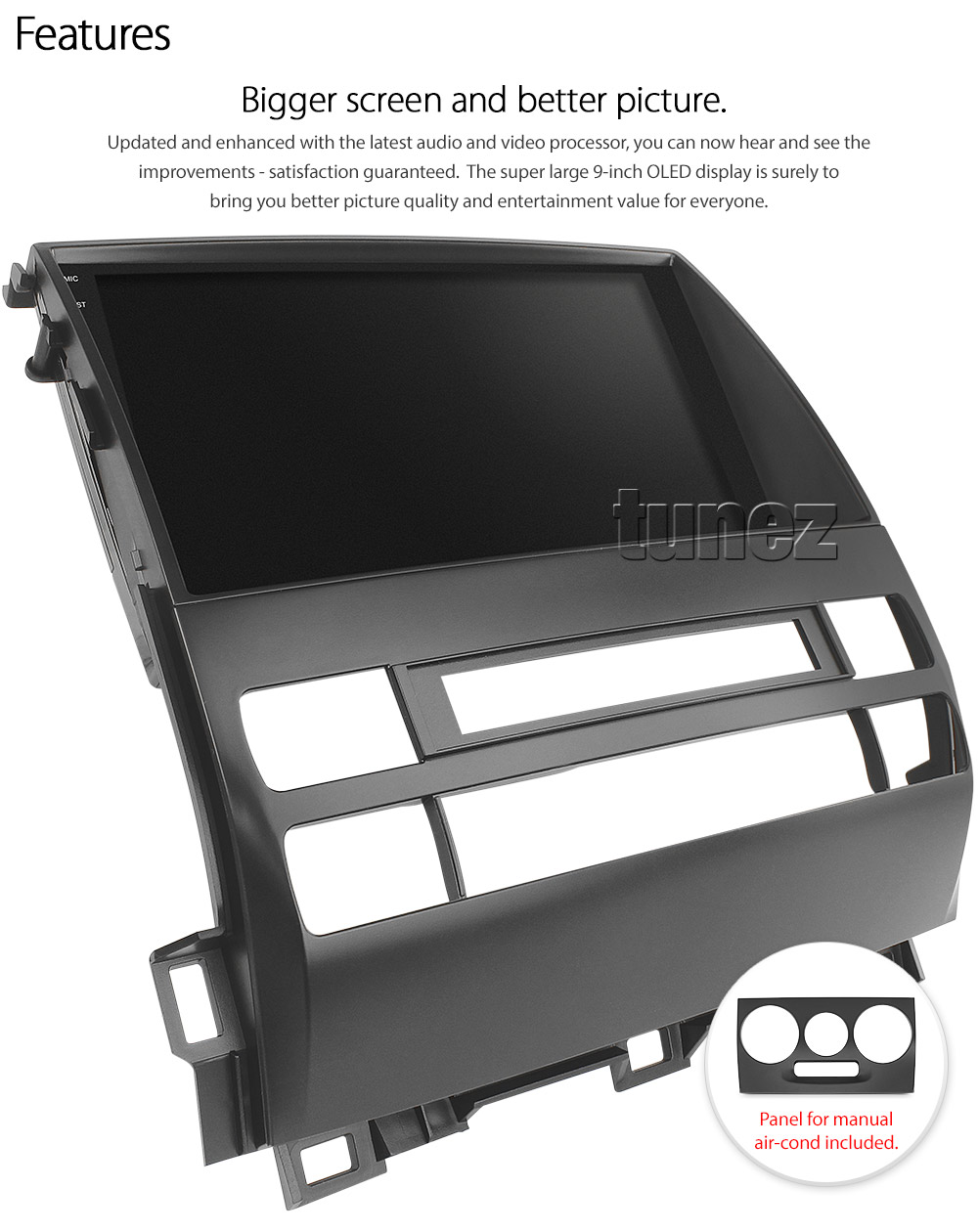 TLC19AND TLC19 GPS Aftermarket Toyota Land Cruiser LandCruiser Prado 120 Series J120 Year 2003 2004 2005 2006 2007 2008 2009 GX GXL Grande large 9-inch 9' touchscreen Universal Double DIN Latest Australia UK European USA Original CarPlay Android Auto 10 Car USB player radio stereo 4G LTE WiFi head unit details Aftermarket External and Internal Microphone Bluetooth Europe Sat Nav Navi Plug and Play ISO Plug Wiring Harness Matching Fascia Kit Facia Free Reversing Camera Album Art ID3 Tag RMVB MP3 MP4 AVI MKV Full High Definition FHD MyLink My Link 1080p DAB+ Digital Radio DAB + Connects2 CTSTY008.2 CTSTY00C CTSTY00CAMP CTSTY013.2