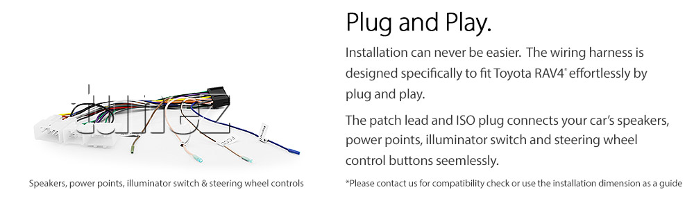 TRV09AND GPS Aftermarket Toyota RAV4 RAV 4 XA30 Chassis Year 2006 2007 2008 2009 2010 2011 2012 touchscreen capacitive 10 inches touchscreen Universal Double DIN Latest Australia UK European USA Original CarPlay Android Auto 10 Car USB player radio stereo 4GdLTE WiFi head unit details Aftermarket External and Internal Microphone Bluetooth Europe Sat Nav Navi Plug and Play ISO Plug Wiring Harness Matching Fascia Kit Facia Free Reversing Camera Album Art ID3 Tag RMVB MP3 MP4 AVI MKV Full High Definition FHD 1080p DAB+ Digital Radio DAB + Connects2 CTSIZ001.2