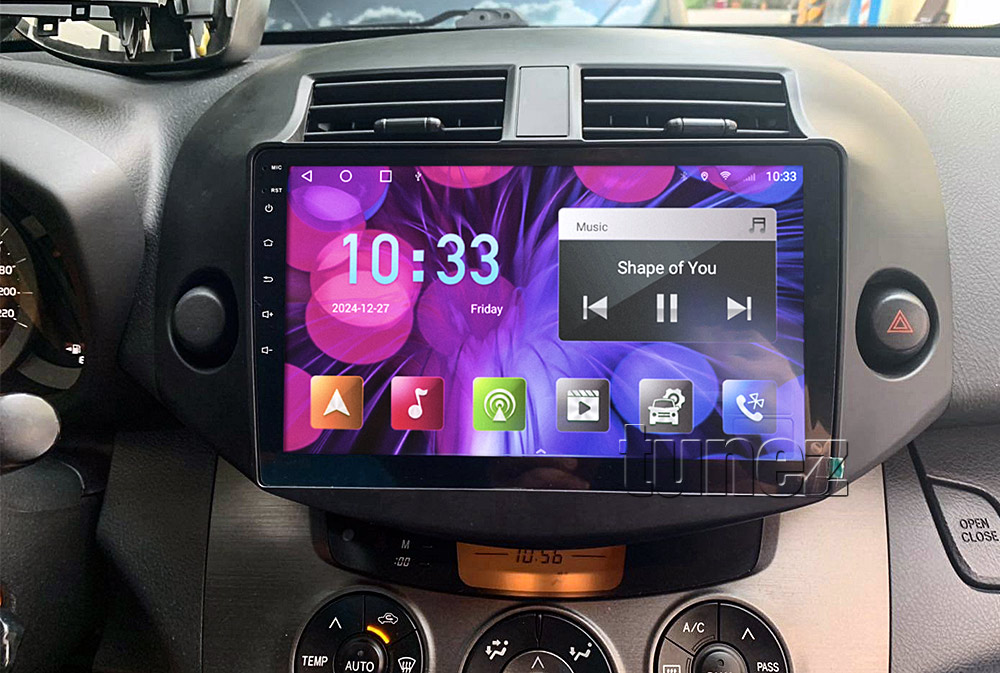 TRV09AND GPS Aftermarket Toyota RAV4 RAV 4 XA30 Chassis Year 2006 2007 2008 2009 2010 2011 2012 touchscreen capacitive 10 inches touchscreen Universal Double DIN Latest Australia UK European USA Original CarPlay Android Auto 10 Car USB player radio stereo 4GdLTE WiFi head unit details Aftermarket External and Internal Microphone Bluetooth Europe Sat Nav Navi Plug and Play ISO Plug Wiring Harness Matching Fascia Kit Facia Free Reversing Camera Album Art ID3 Tag RMVB MP3 MP4 AVI MKV Full High Definition FHD 1080p DAB+ Digital Radio DAB + Connects2 CTSIZ001.2