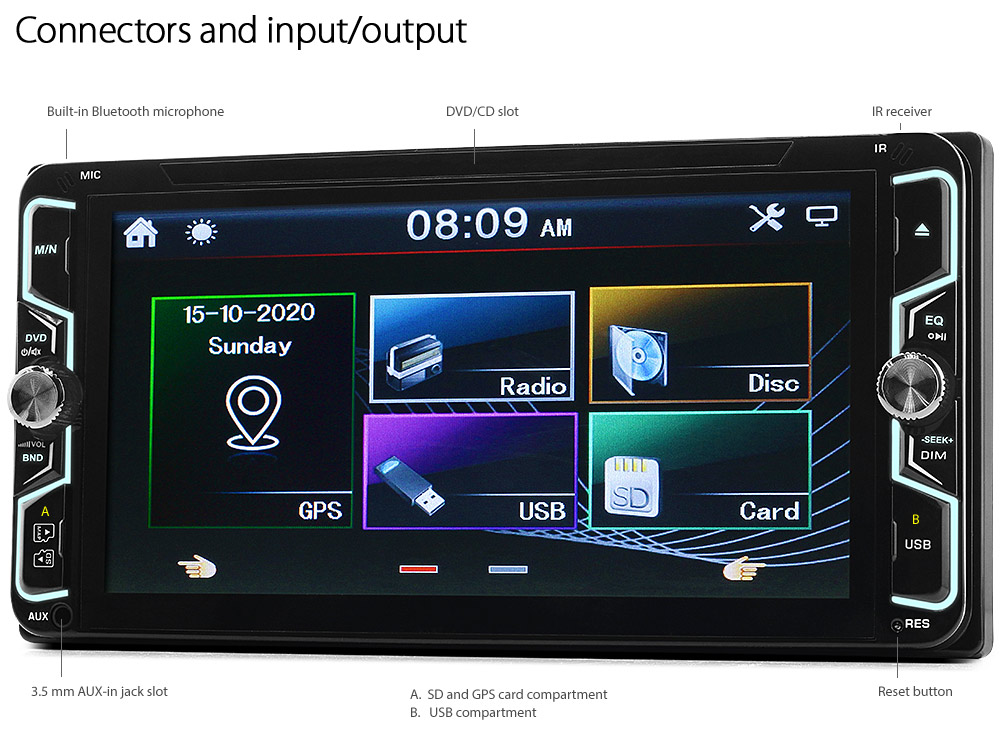 MP02GPS 7-inch 7" Misubishi Pajero 2006 2007 2008 2009 2010 2011 2012 2013 2014 2015 NS NT NW NX chassis 4th generation gen Direct Loading design Car DVD USB SD player MP3 MP4 Album Art ID3 Tag RDS radio stereo head unit Fascia Facia Kit ISO Plug Wiring Harness details Aftermarket External and Internal Microphone Bluetooth RMVB 720p Free Reversing Camera Original Licensed iGO Primo GPS NAVTEQ map 7-digit postcode Sat Nav Navi System Patch Lead Connects2 CTSMT003.2 Digital TV DVB-T MPEG-4 DVBT MPEG4 Dual Antenna External Box