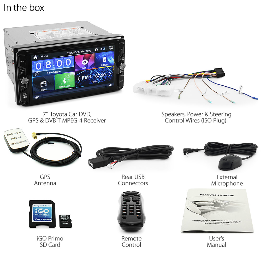 Car DVD GPS Digital TV For Toyota Avensis RAV4 Hilux Stereo MP3 Player