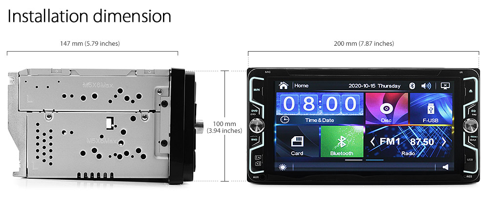 TU25DVBT Toyota Camry Celica Corolla Echo FJ Cruiser Hiace Hilux KUN26 KUN26R Kluger Land Cruiser Landcruiser MR2 Prado RAV4 Rukus Tarago Yaris 86 GT 100 200 120 150 Series 7-inch Double 2 DIN Car DVD CD USB SD Card player Radio Stereo Head Unit Album Art ID3 Tag RDS MP3 MP4 MKV RMVB AVI 1080p Full High Definition FHD External Bluetooth Microphone UK European Europe Australia USA Matching ISO Plug Wiring Harness Radio Adapter Free Reversing Camera 3.5mm AUX-in Plug and Play Installation Dimension tunez tunezmart Patch Lead Connects2 GPS iGO Primo TomTom Naviextra Sat Nav Navi Tunez Navigation System Latest Map Guarantee Digital TV DVB-T MPEG-4 DVBT MPEG4 Dual Antenna Connects2 OEM
