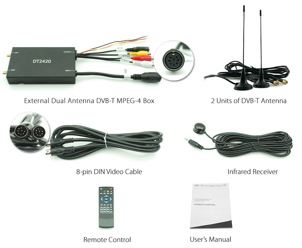 NS13DVBT 6.75-inch 6.75' OEM Quality Double-DIN Universal Car DVD GPS Digital TV DVB-T MPEG-4 Dual Antenna External Box USB SD GPS player radio stereo head unit Aftermarket Bluetooth RMVB Sat Nav Navi Navigation System iGO Primo Licensed 100% Genuine Latest Australia UK Europe USA NAVTEQ map tunezmart RMVB AVI MKV MP4 Full HD 1080p Animated Display Album Art ID3 Tag AUX-in 3.5mm MirrorLink Mirror Link Android